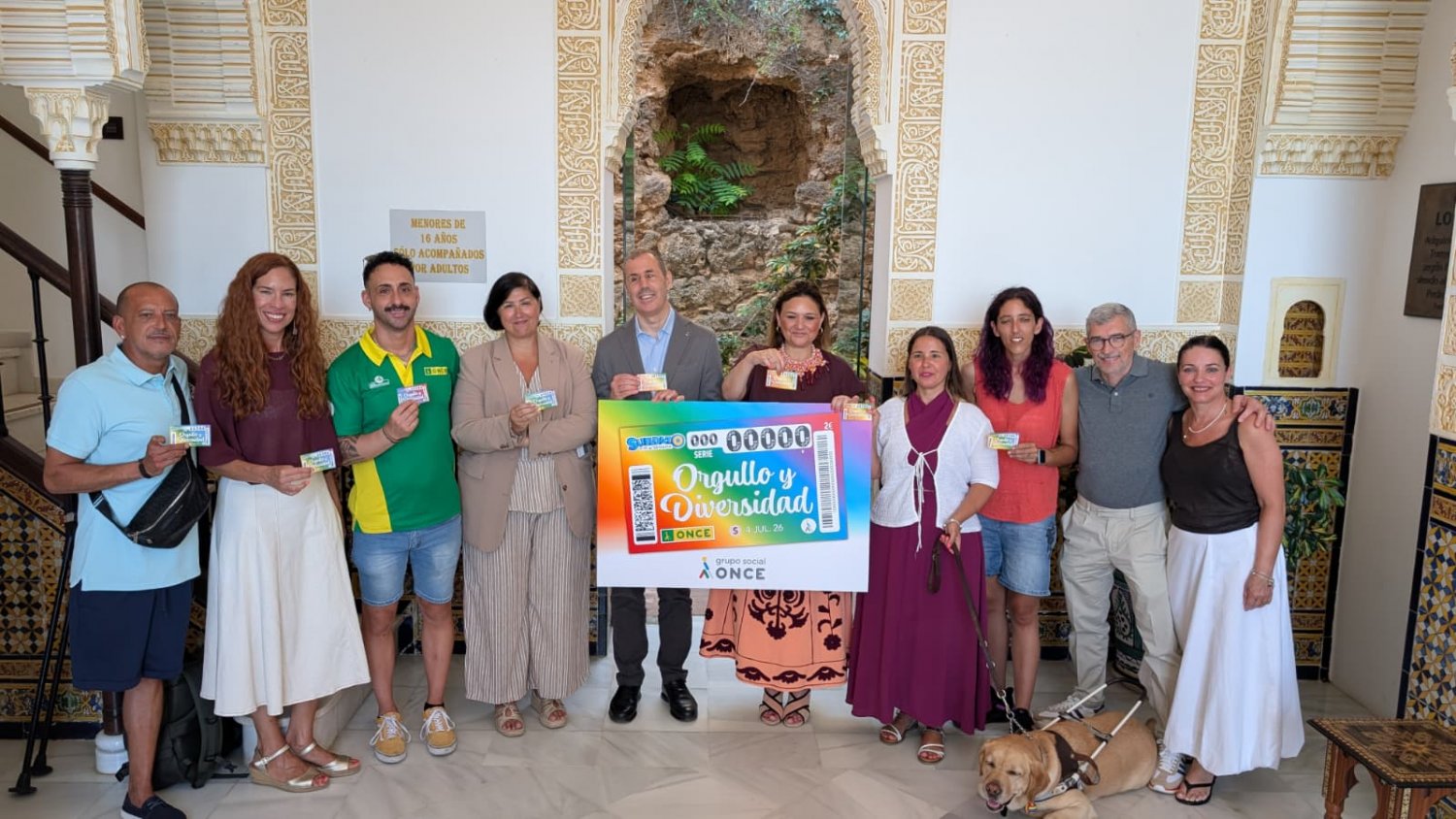 La ONCE dedica su cupón al Orgullo de Torremolinos