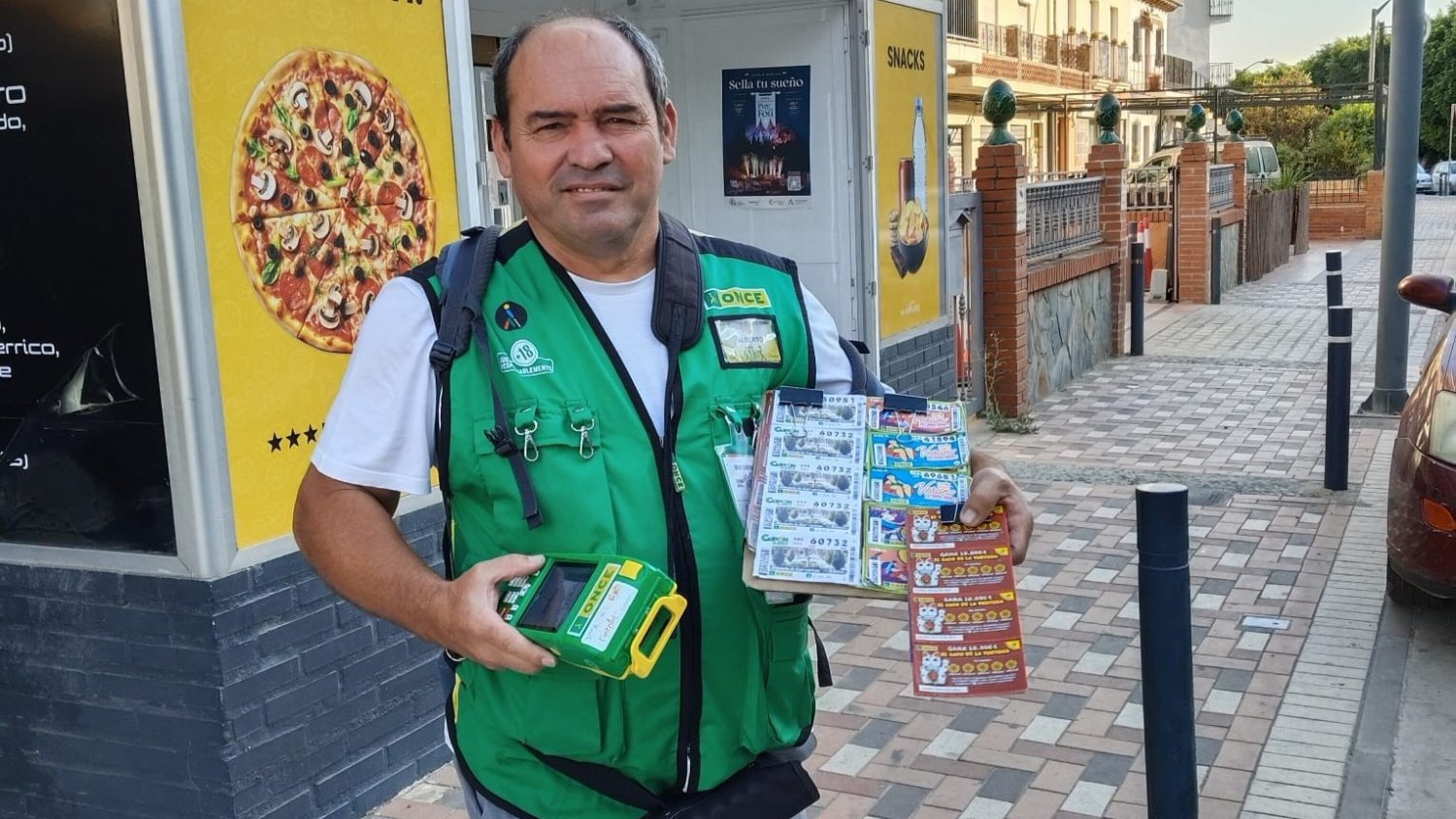 La ONCE reparte 350.000 euros en Álora con diez cupones premiados