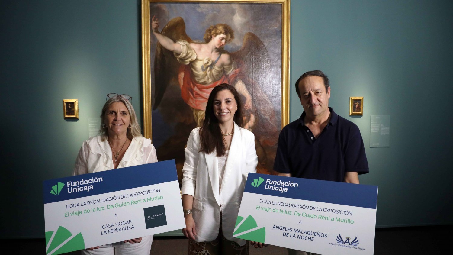 Fundación Unicaja destina la recaudación de 'El viaje de la luz' a los Ángeles Malagueños de la Noche y la Casa de la Esperanza