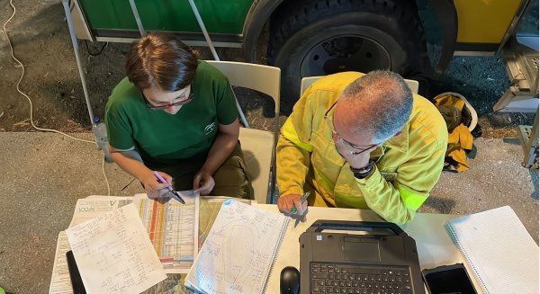 Infoca valora el incendio de Pujerra en 