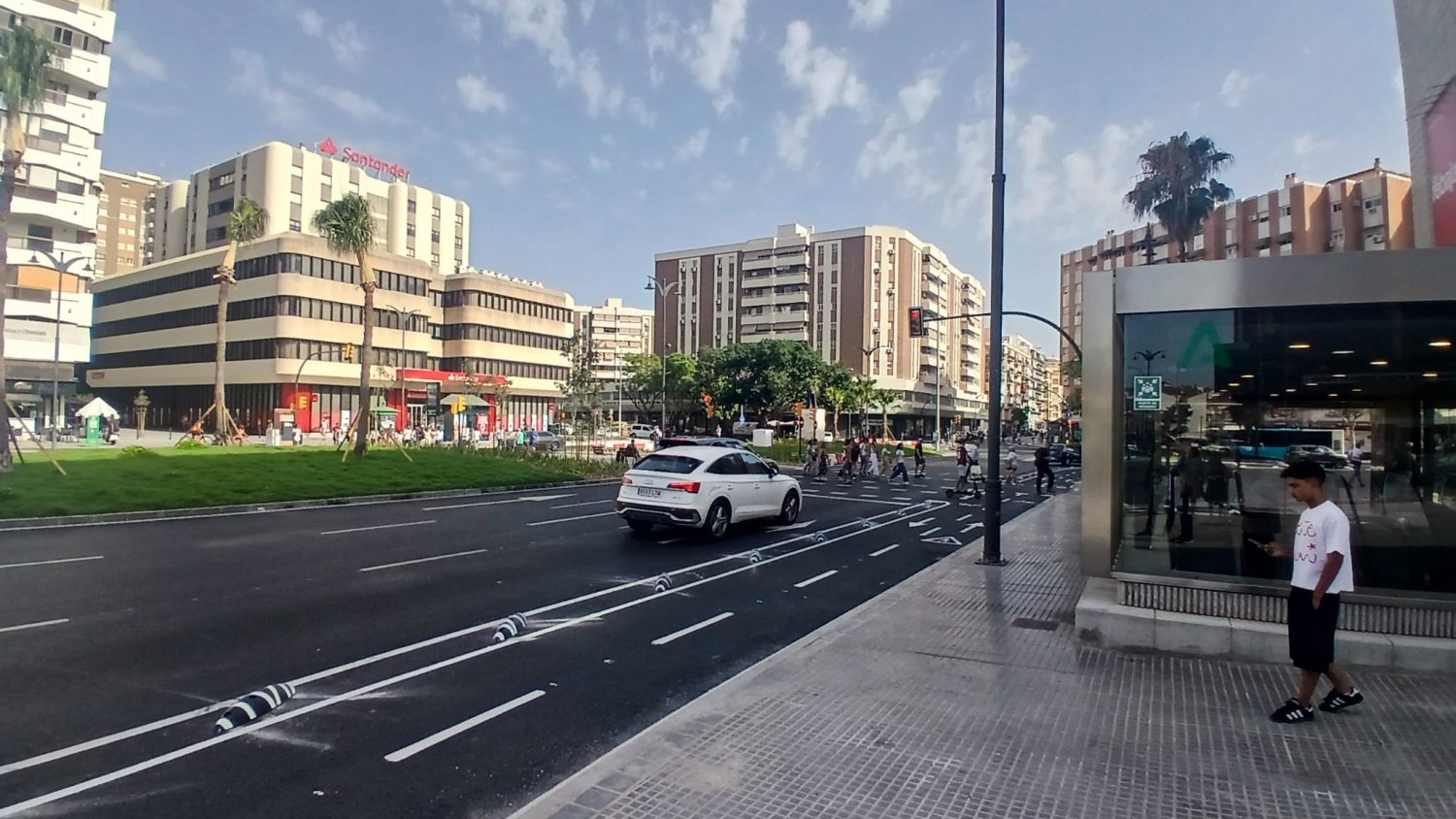 La Junta culmina la recuperación de la zona de Armengual de la Mota afectada por las obras del Metro de Málaga