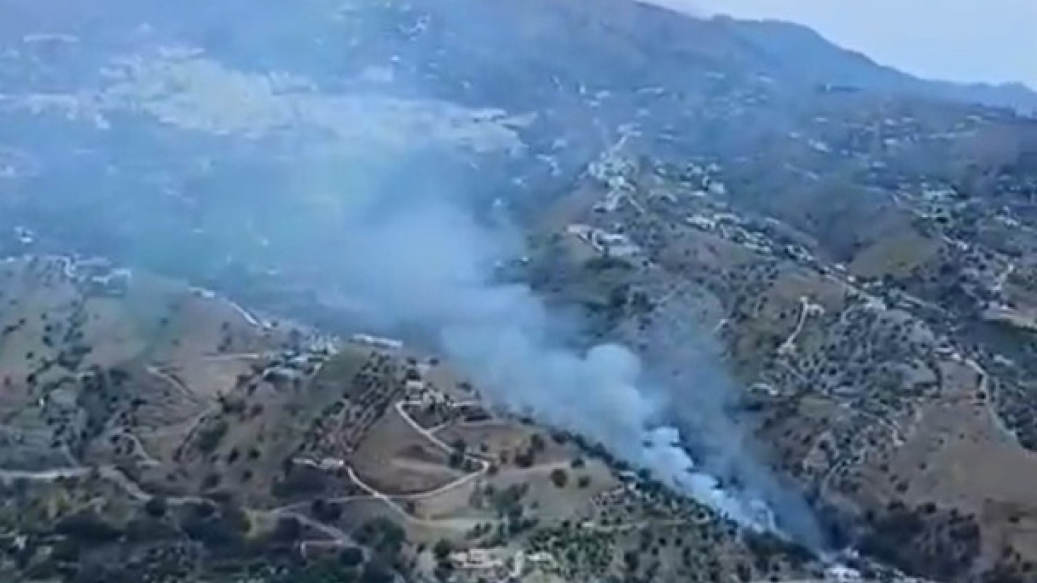 Declarado un incendio forestal en Árchez