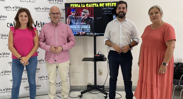 Las actuaciones de la feria de La Caleta de Vélez son Moncho Chavea & Original Elías y Manzanita
