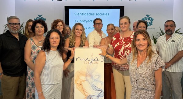 Mijas financia con 500.500 € a nueve entidades sociales que desarrollan un total de 17 proyectos de inclusión 