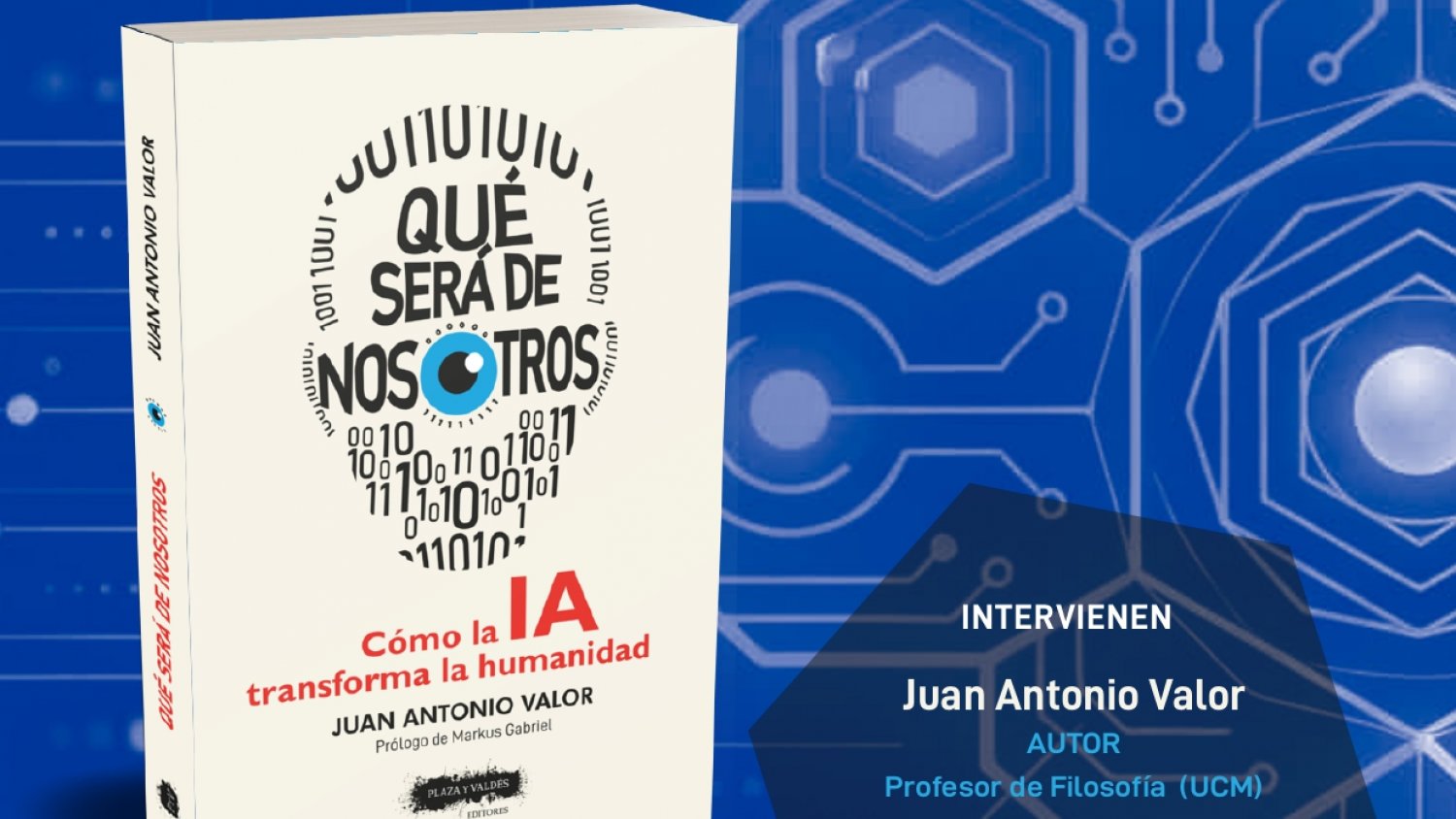El profesor Juan Antonio Valor presenta su libro sobre IA y humanidad en La Casa de Las Tejerinas