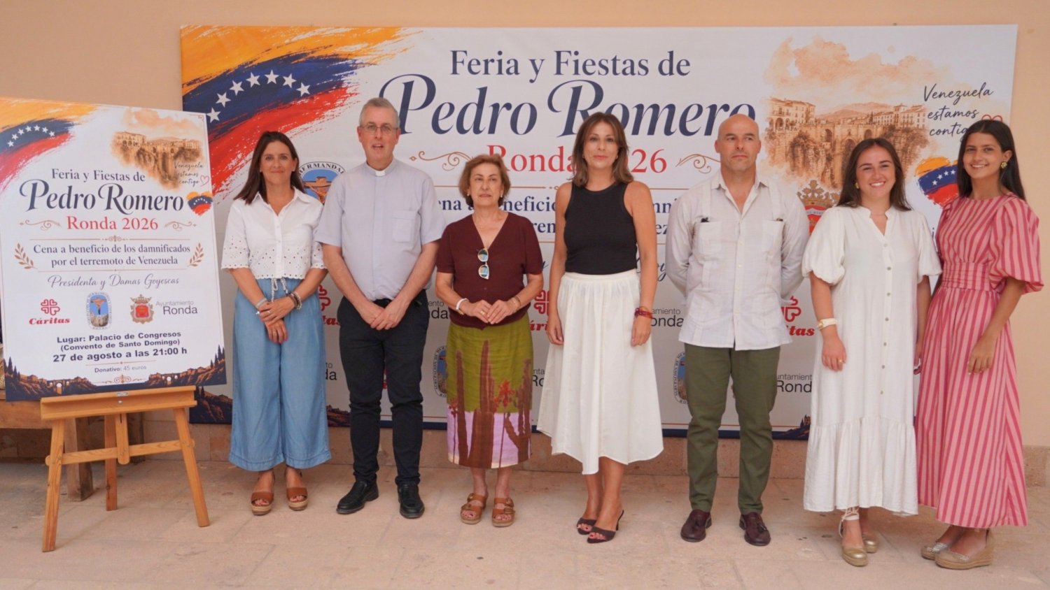Ronda organiza una cena a beneficio de los damnificados del doble terremoto en Venezuela