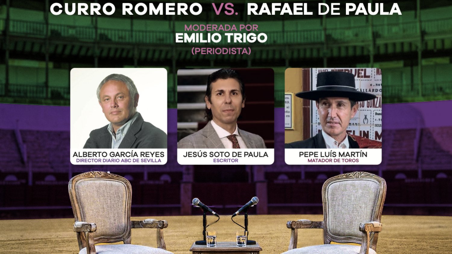 La Malagueta celebra su 150 aniversario con un ciclo de conferencias que arranca con Curro Romero y Rafael de Paula