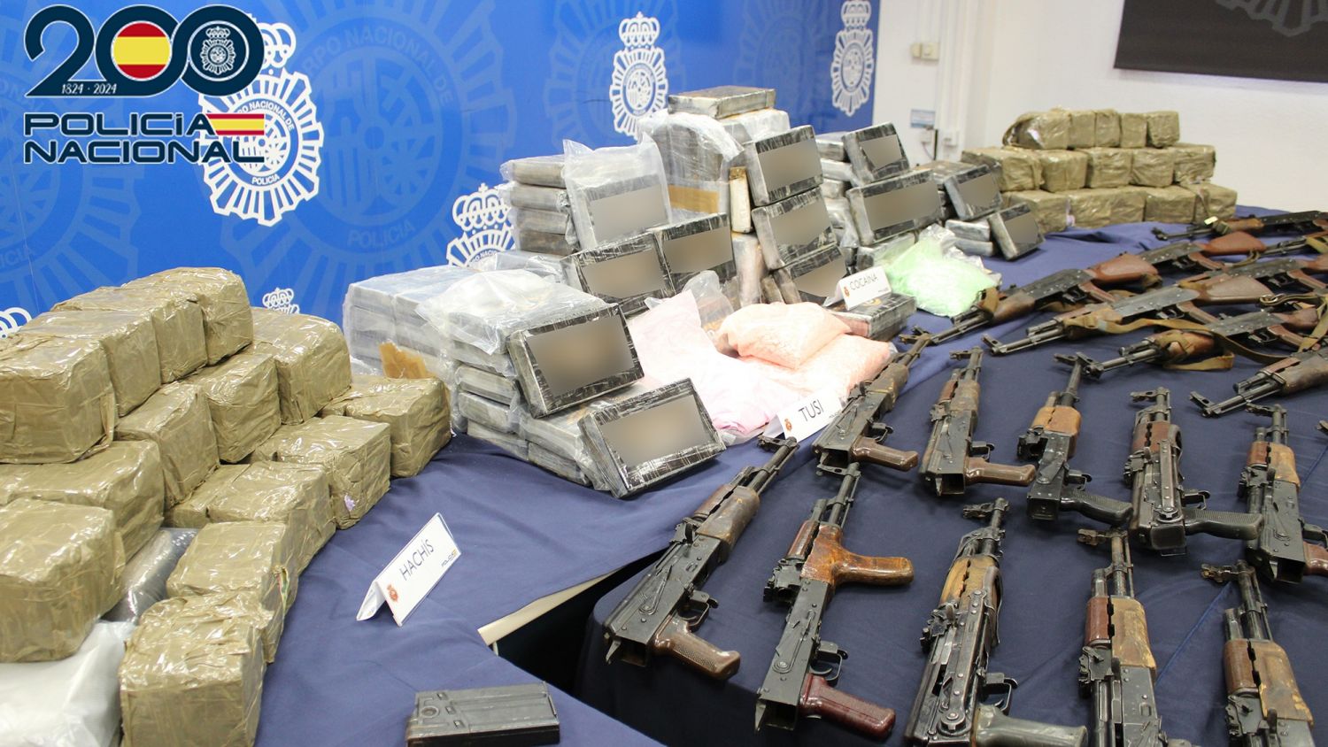 La Policía Nacional interviene un arsenal de armas en Málaga en una nueva operación contra el crimen organizado