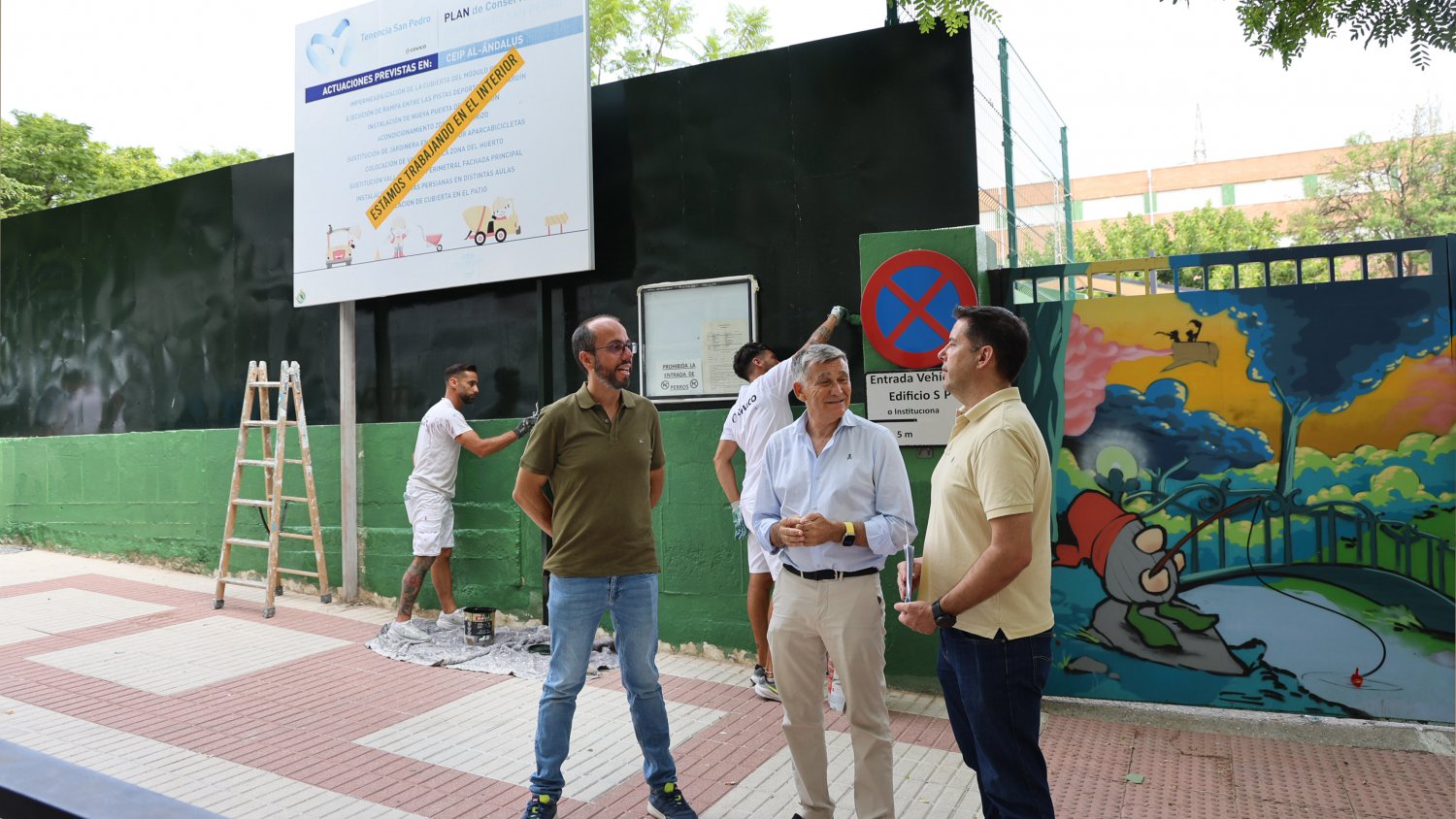 Marbella ejecuta este verano actuaciones de conservación y mejora en los cinco colegios públicos de San Pedro Alcántara