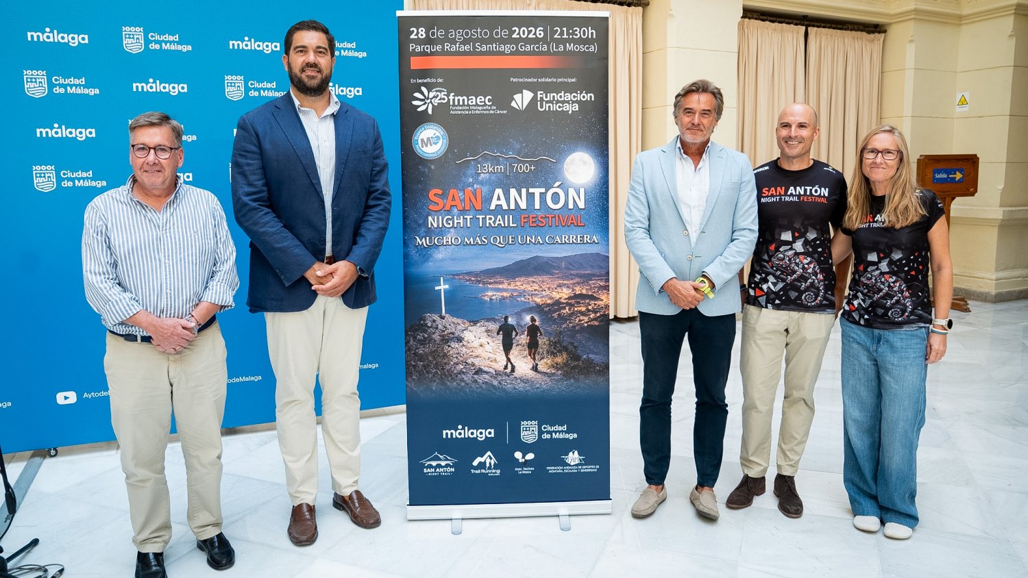 La I edición de la 'San Antón Night Trail' congrega a 350 participantes en una prueba deportiva con fines solidarios