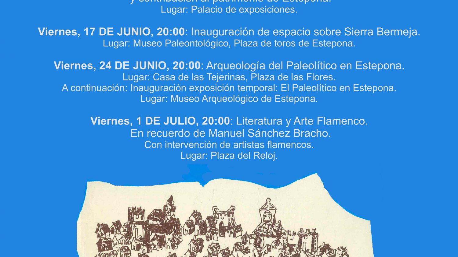 El Ayuntamiento de Estepona celebra las VII Jornadas de Patrimonio Histórico a partir del 10 de junio