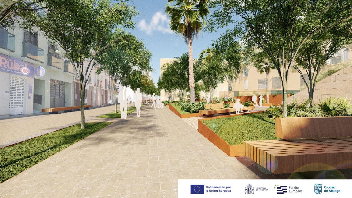 El Ayuntamiento de Málaga promueve la regeneración integral de la calle Ollerías con una inversión de 2,7 millones de euros