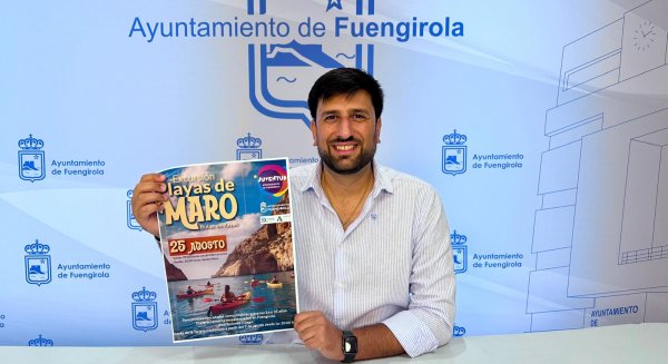 Fuengirola gestiona una excursión para practicar kayak en las Playas de Maro dirigida a jóvenes de 16 a 35 años 