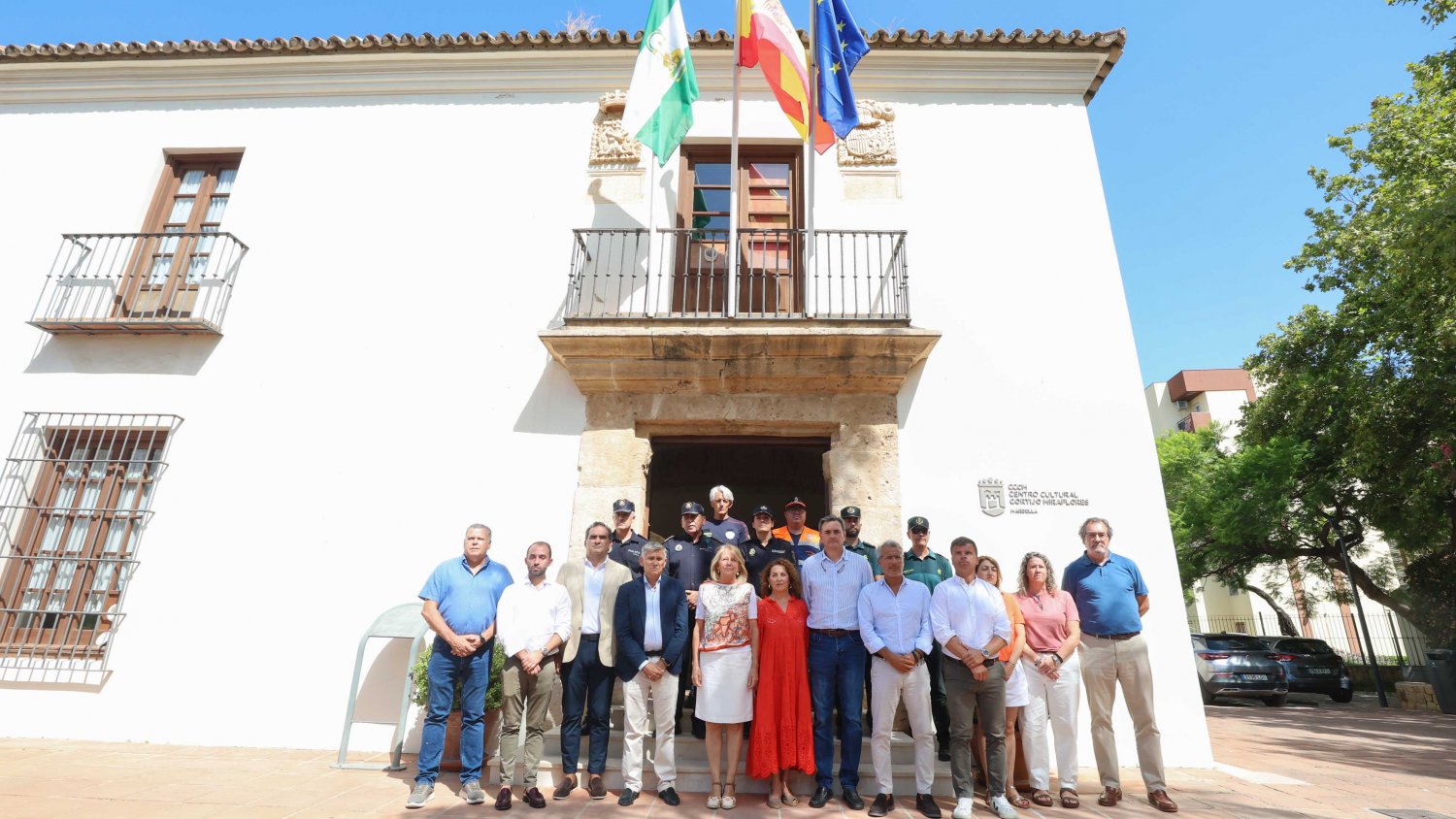 La alcaldesa de Marbella muestra su “absoluto y rotundo” rechazo a la violencia doméstica en San Pedro Alcántara