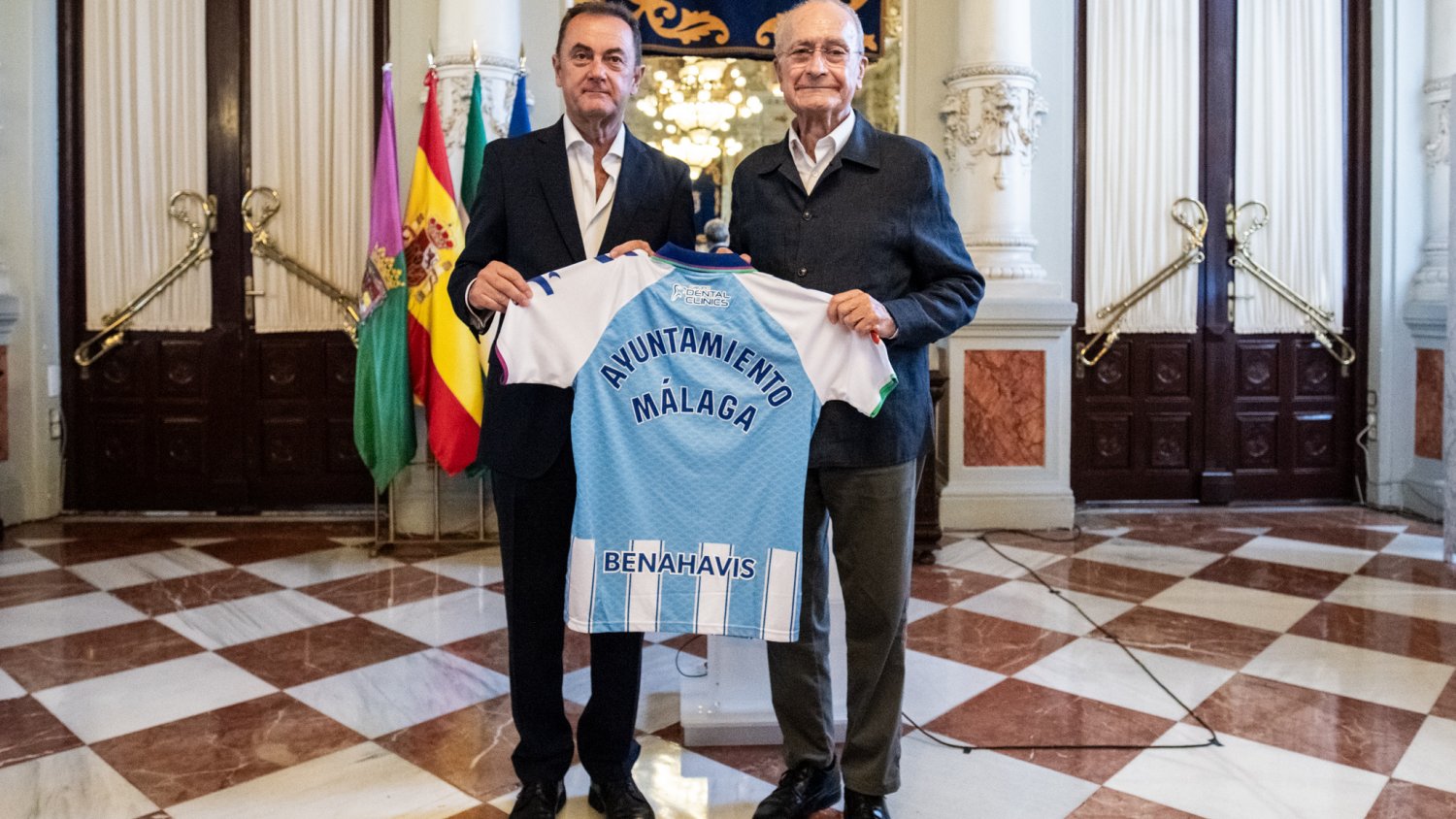 El Ayuntamiento de Málaga patrocinará al Málaga CF por quinto año con 1,6 millones para la temporada 2026/27