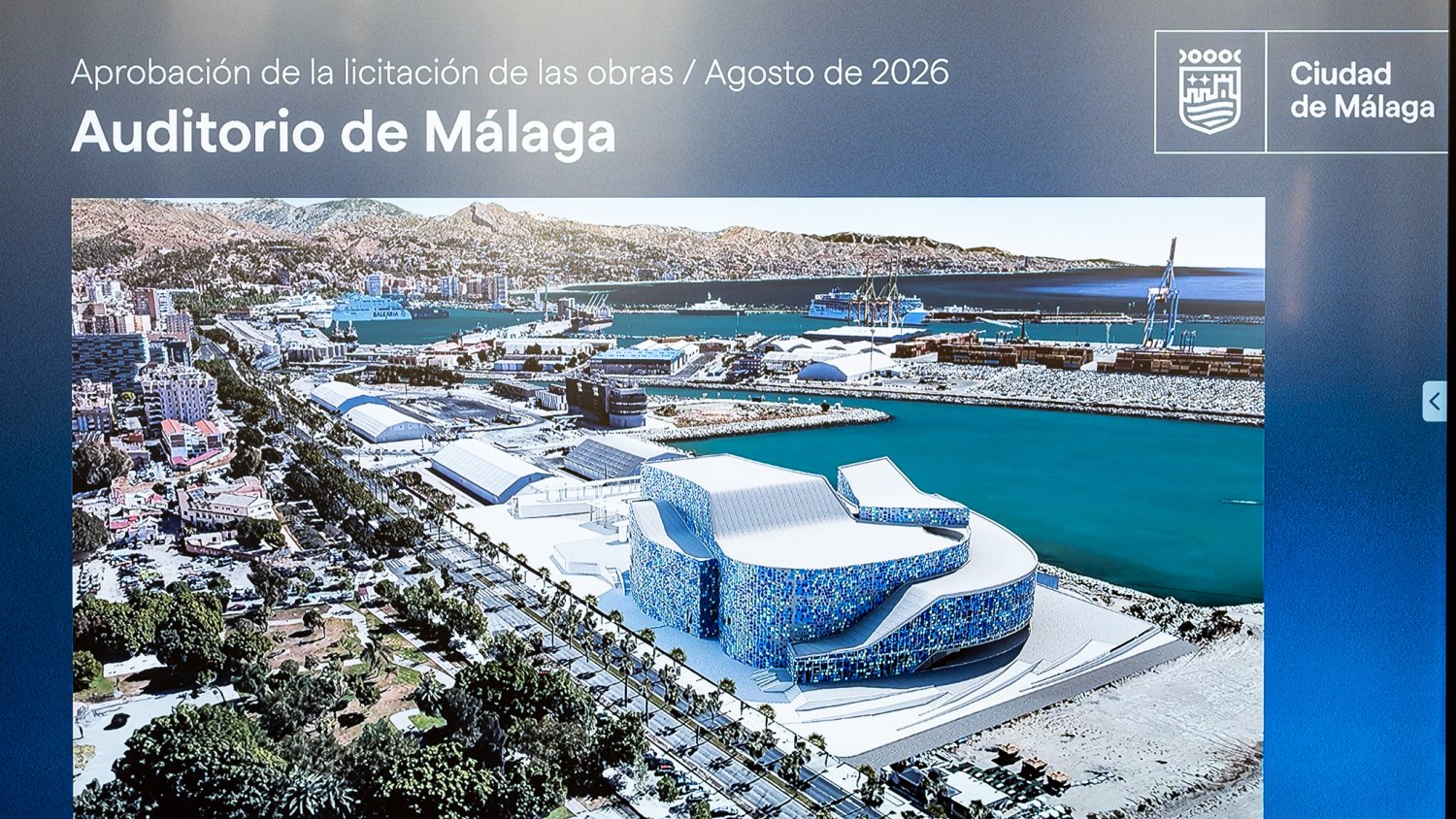 El Ayuntamiento avanza en la licitación de las obras del Auditorio de la Música de Málaga