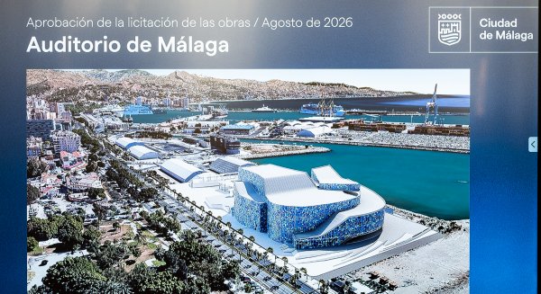 El Ayuntamiento avanza en la licitación de las obras del Auditorio de la Música de Málaga
