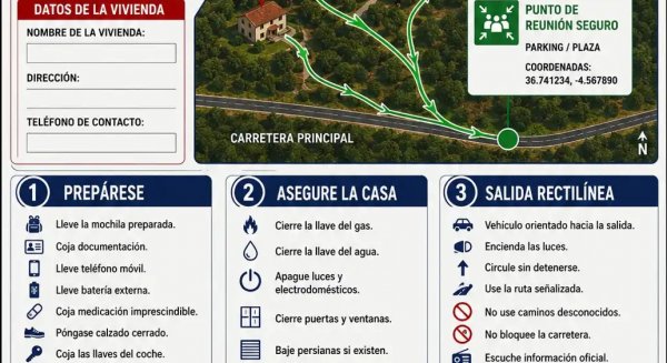 La Diputación impulsa una campaña para enseñar a las viviendas rurales cómo actuar ante un incendio forestal