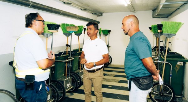 Marbella refuerza el servicio de limpieza en Nueva Andalucía con un nuevo centro de trabajo de proximidad