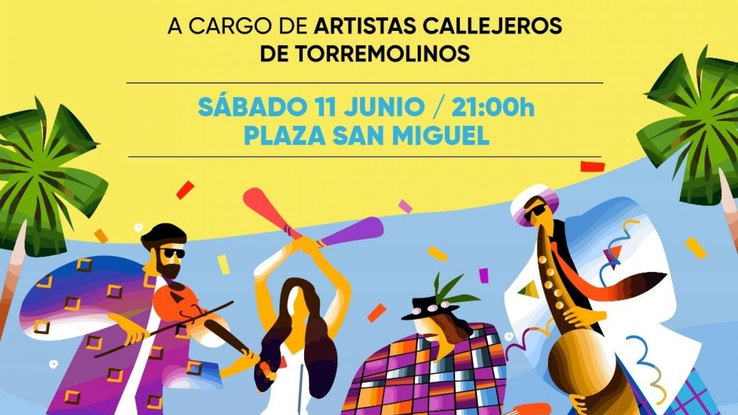 La Plaza San Miguel reunirá el sábado a más de una decena de artistas callejeros