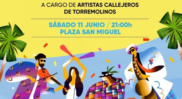 La Plaza San Miguel reunirá el sábado a más de una decena de artistas callejeros
