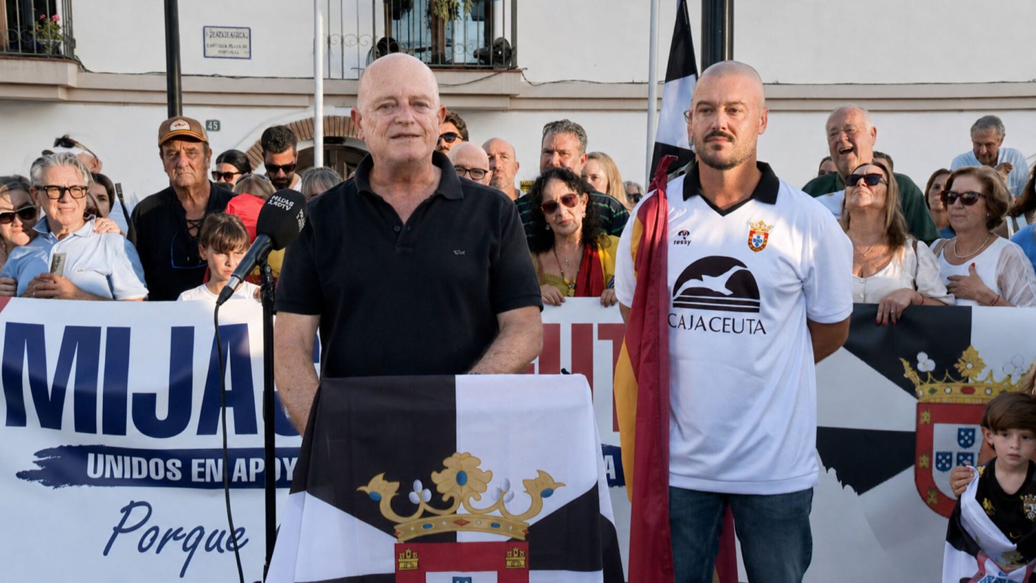 Mijas celebra tres concentraciones por Ceuta sin presencia del PSOE