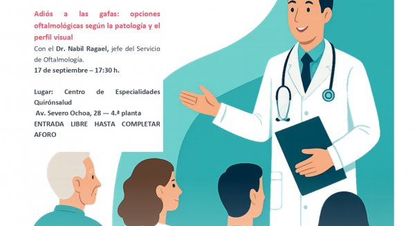 Marbella aborda las alternativas oftalmológicas para corregir problemas de visión en una nueva ‘Aula de Salud’