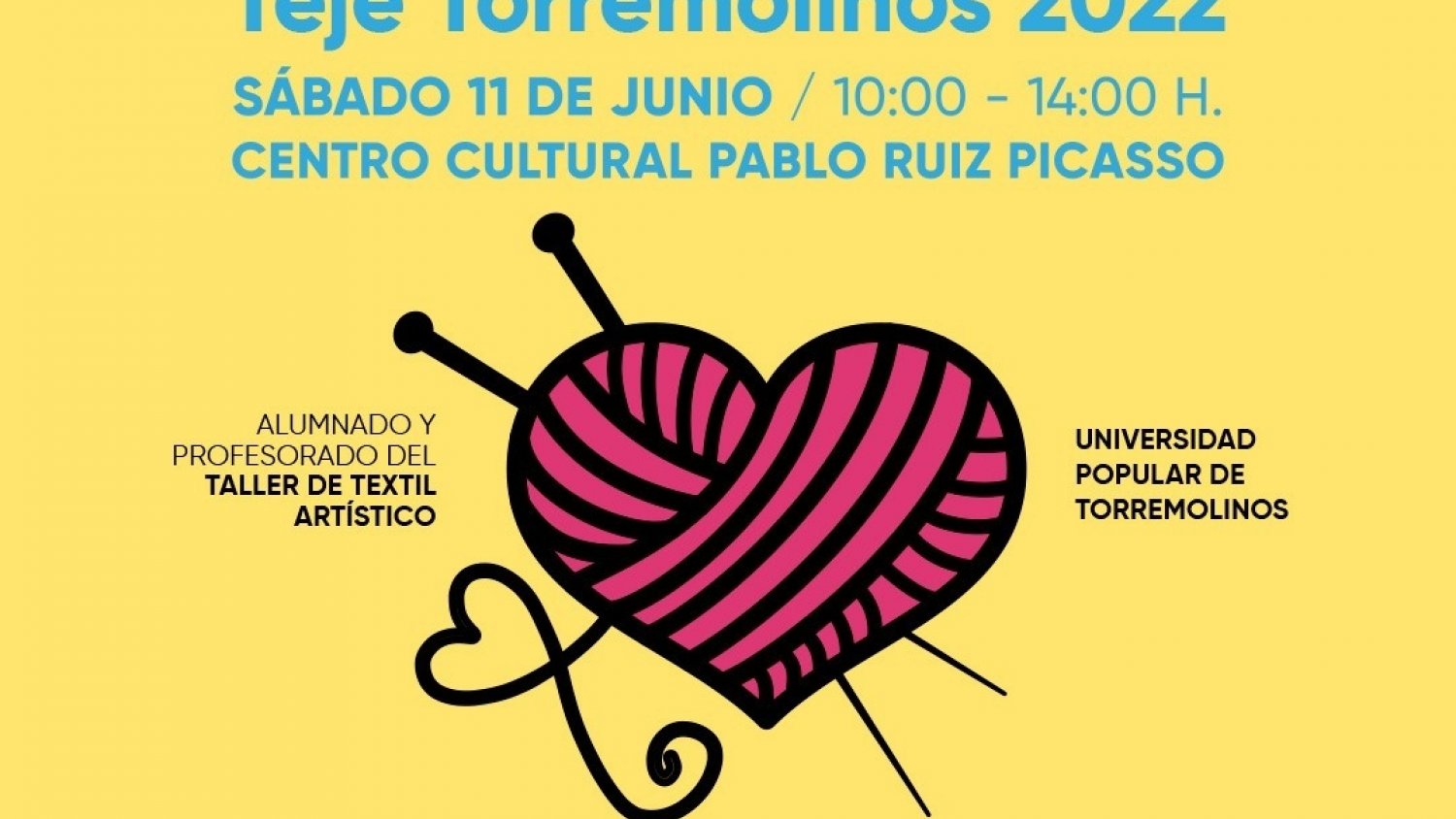 Torremolinos reúne a las personas más diversas para practicar labores de aguja en público