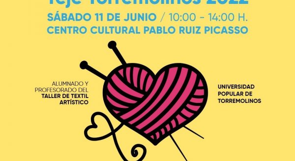 Torremolinos reúne a las personas más diversas para practicar labores de aguja en público