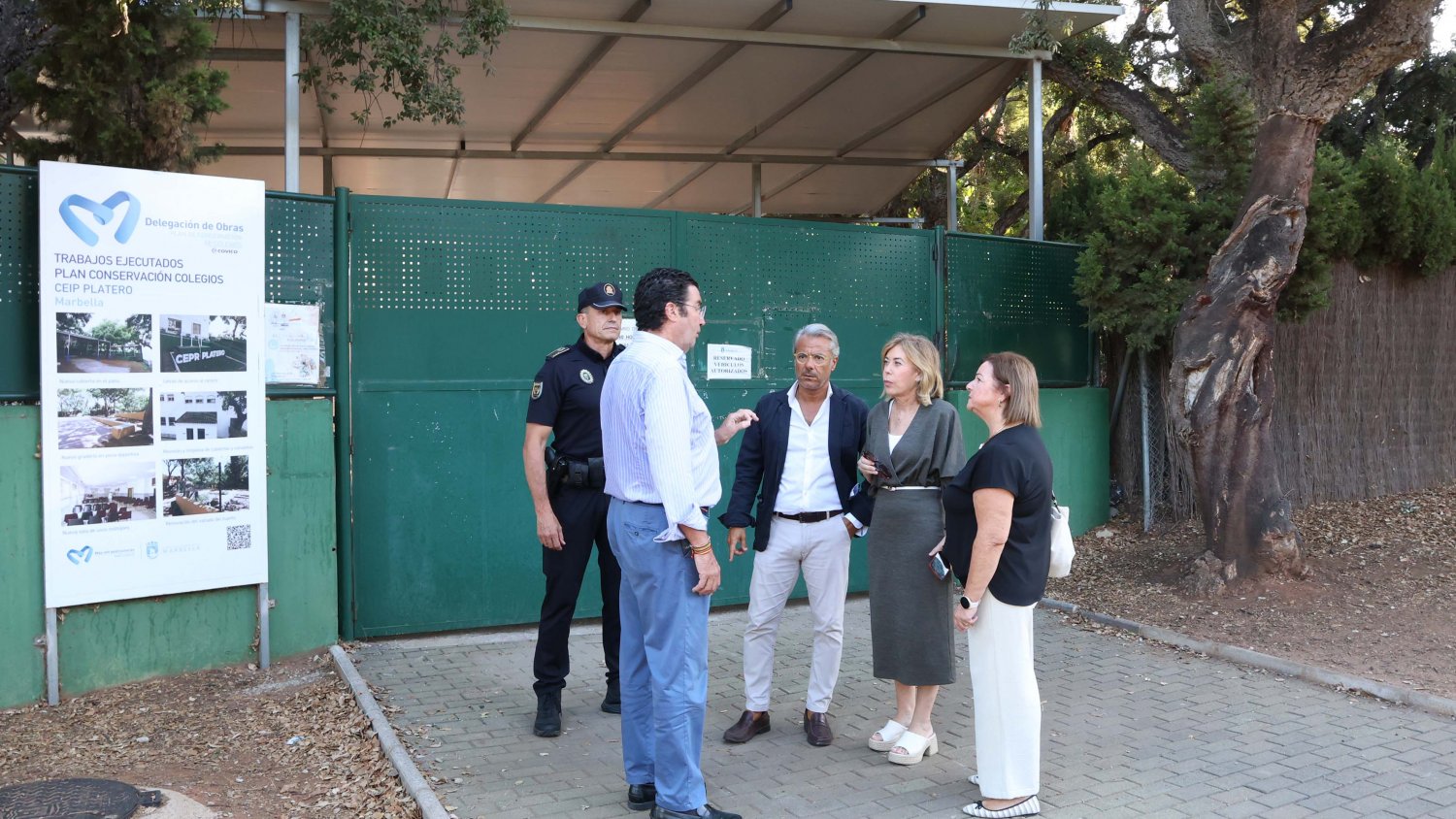 Marbella desplegará 50 agentes para controlar las entradas y salidas de los centros educativos durante el curso