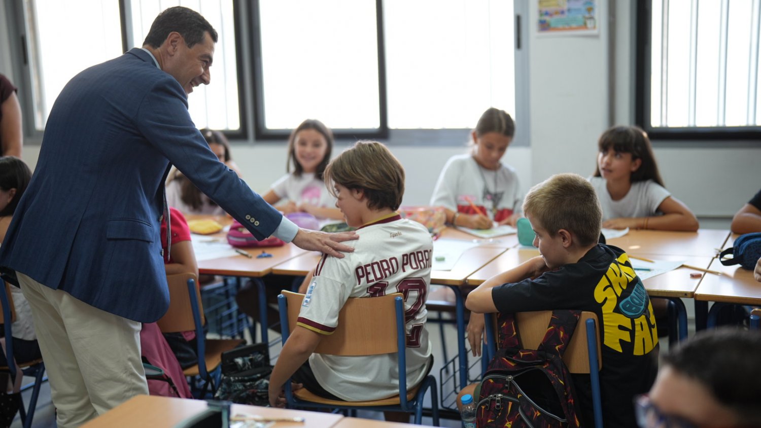 Andalucía inicia el curso con 7.800 profesores más que en 2019 y reduce a 22 alumnos la ratio en Infantil de 3 años