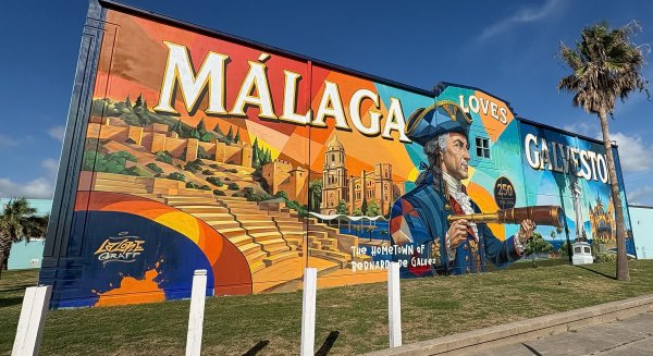 Málaga inaugura en Galveston un nuevo mural de 'Málaga Loves'
