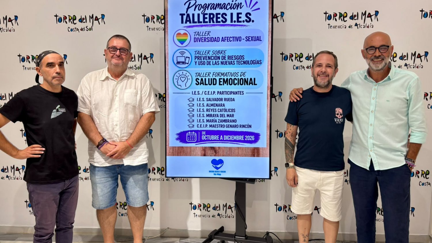 Vélez-Málaga impulsa proyectos para trabajar la salud emocional, el uso de tecnologías y la diversidad