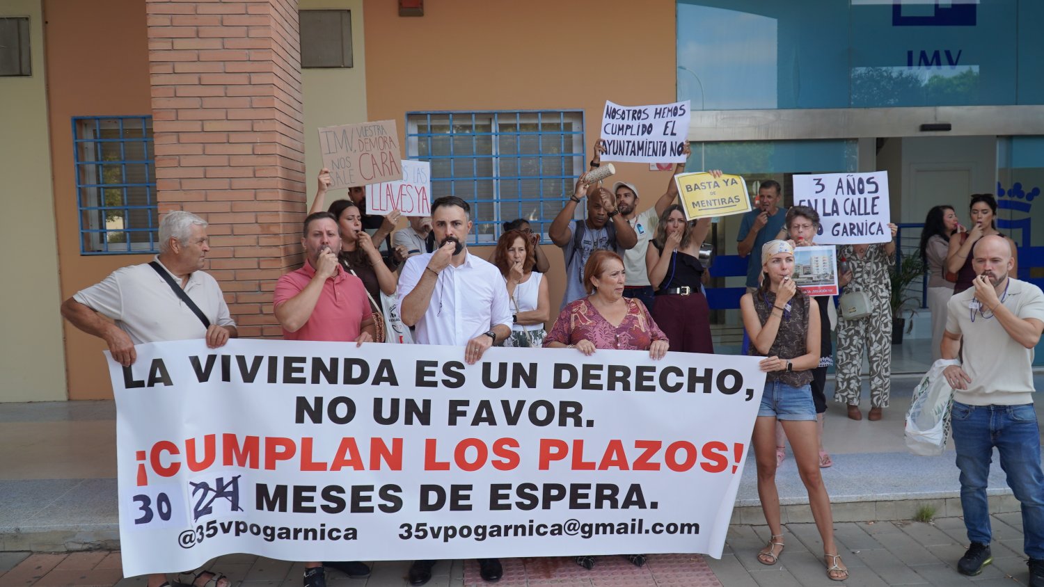 El PSOE exige al Ayuntamiento de Málaga entregar las 35 VPO de calle Garnica tras casi tres años de retraso