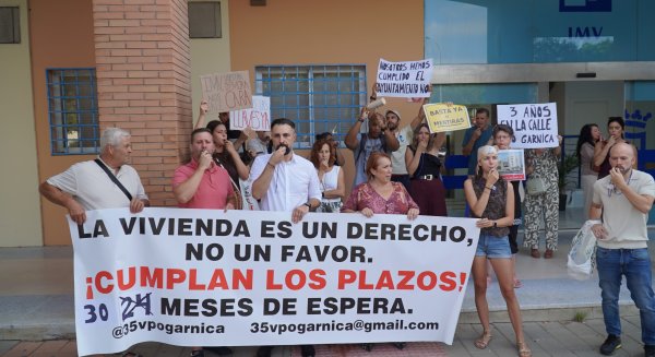 El PSOE exige al Ayuntamiento de Málaga entregar las 35 VPO de calle Garnica tras casi tres años de retraso