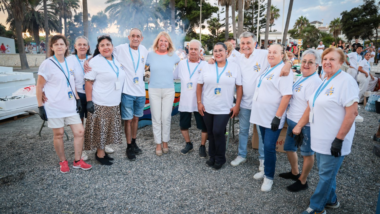 Marbella se vuelca con la Moraga Popular con 1.700 kilos de sardinas