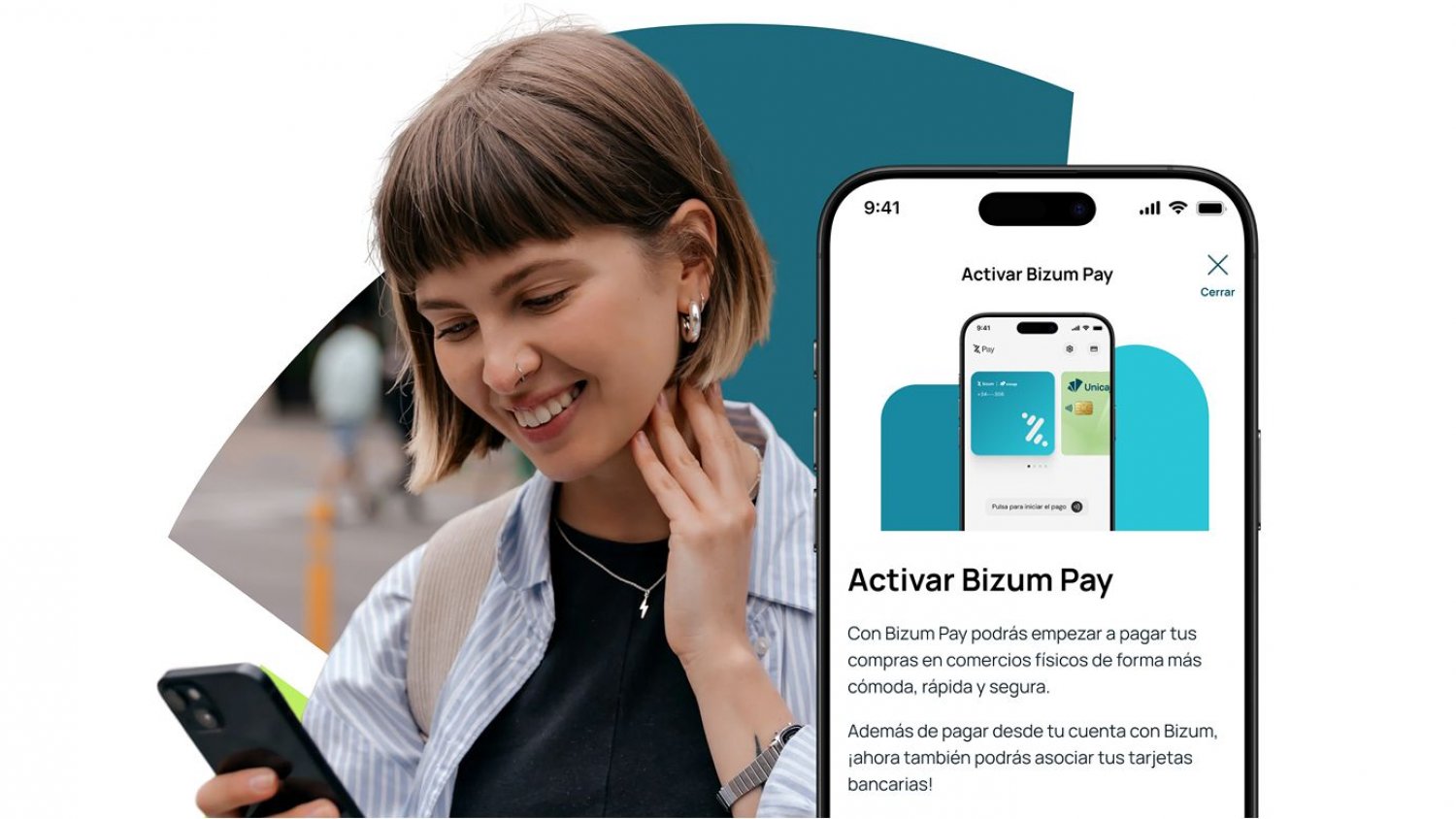 Unicaja incorpora Bizum Pay para pagar en comercios directamente desde la cuenta bancaria