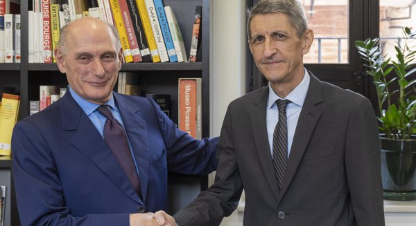 El Museo Picasso Málaga y la Fundación Unicaja impulsan su colaboración con el Centro de Estudios e Investigación MPM