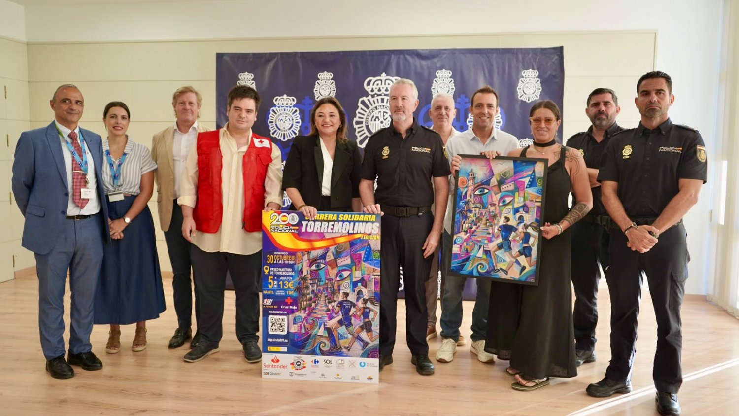 Torremolinos recibirá la carrera solidaria Ruta 091 de la Policía Nacional a beneficio de Cruz Roja
