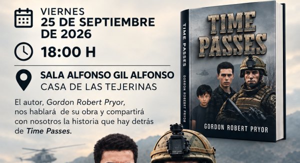 La Casa de Las Tejerinas acoge la presentación del libro ‘Time Passes' de Gordon Robert Pryor
