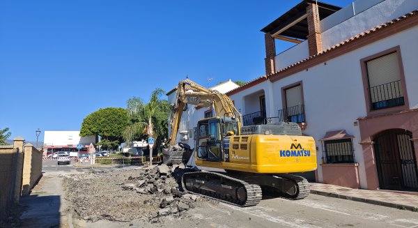 Estepona inicia la remodelación integral de la calle Marqués del Duero en Cancelada 