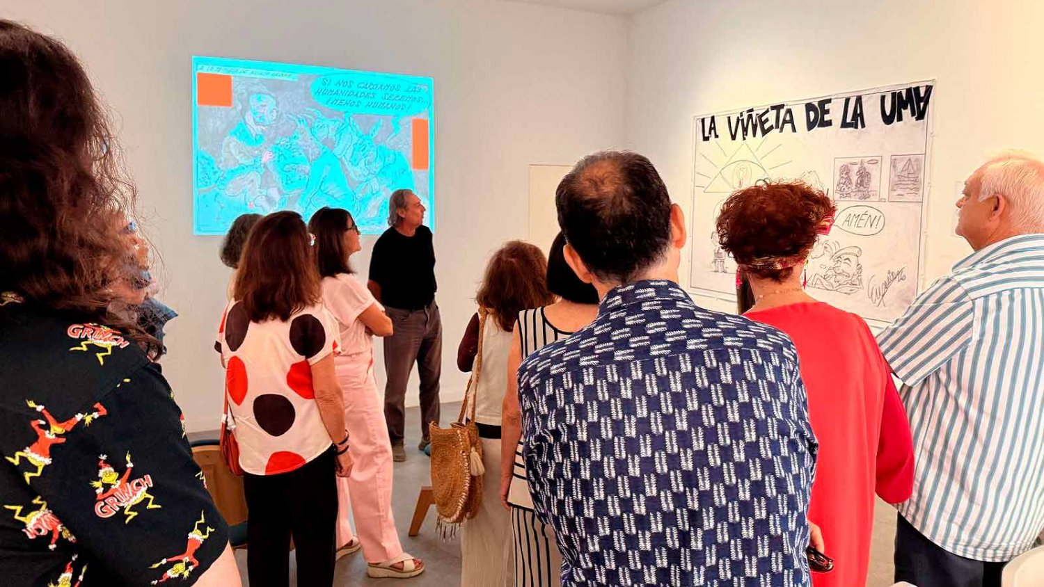 La UMA inaugura ‘Las viñetas de Eugenio’ en el Espacio Cero