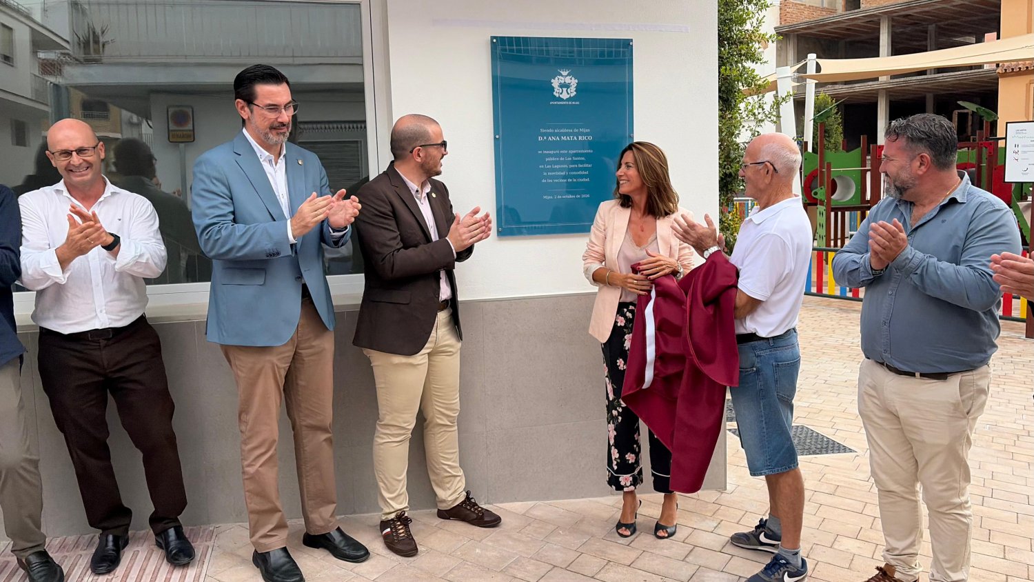 Mijas inaugura un nuevo aparcamiento en Los Santos