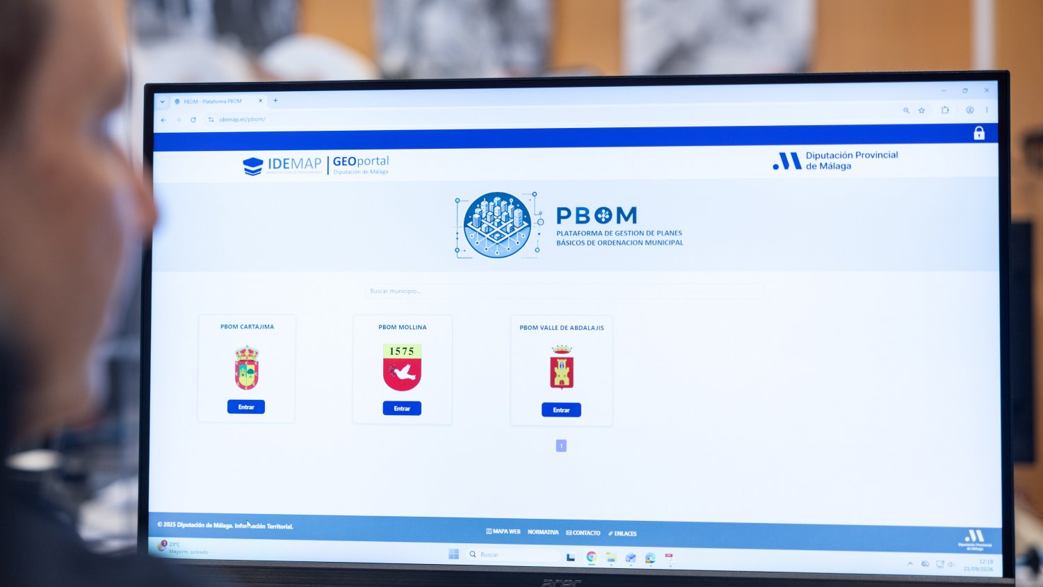 La Diputación facilita el acceso al planeamiento urbanístico con el Geoportal Provincial