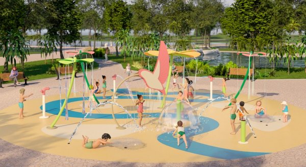 La zona infantil del Parque de La Batería se transformará en un 'bosque mágico'