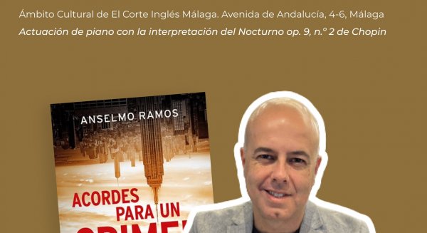 El Corte Inglés acoge la presentación de la novela 'Acordes para un crimen'
