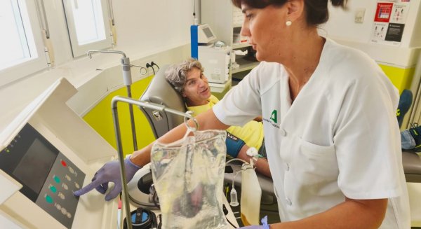 Andalucía acumula cerca de 14 mil donaciones de plasma en 2026