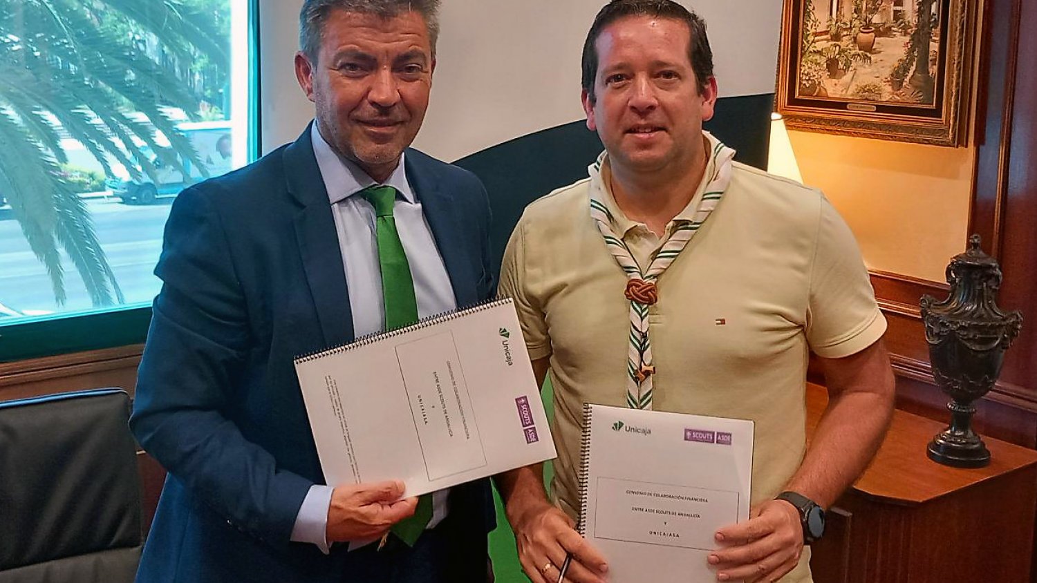 Unicaja renueva su convenio con ASDE Scouts Andalucía, entidad con más de 8.500 integrantes