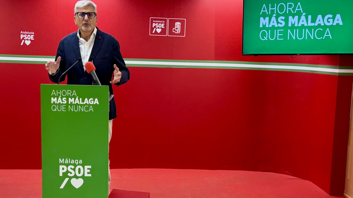Josele Aguilar asegura que el 29N los malagueños elegirán si la vivienda es un derecho o un lujo