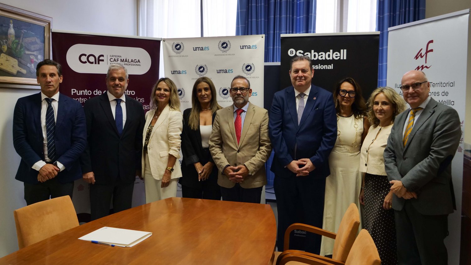 La UMA firma un convenio con Banco Sabadell para hacer un Observatorio de Administración de Fincas